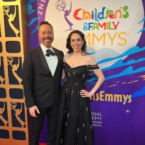 Eden Riegel Instagram - Also in 2023 I was nominated for a Children’s and Family Emmy for Outstanding Voice Direction for my work on #TheGhostsndMollyMcGee. My brother Sam Riegel (@ramsiegel) was nominated in the same category! Twice!! I didn’t win but at least I lost to Sam. I’m so proud of him and very happy a Riegel took home an Emmy. He has taught me everything and has guided me on my journey to becoming a voice director, so this outcome felt right!

Here’s some red carpet photos, including us fighting over a Lego Emmy. And my brother’s speech — he thanked me! 

The next morning we were off to the Bahamas to celebrate my son’s 10th birthday. It was a whirlwind weekend: two Emmy nights back-to-back, then suddenly: paradise! I celebrated with a number of varied beverages. 😂