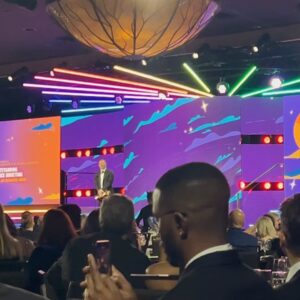 Eden Riegel Instagram - Also in 2023 I was nominated for a Children’s and Family Emmy for Outstanding Voice Direction for my work on #TheGhostsndMollyMcGee. My brother Sam Riegel (@ramsiegel) was nominated in the same category! Twice!! I didn’t win but at least I lost to Sam. I’m so proud of him and very happy a Riegel took home an Emmy. He has taught me everything and has guided me on my journey to becoming a voice director, so this outcome felt right!

Here’s some red carpet photos, including us fighting over a Lego Emmy. And my brother’s speech — he thanked me! 

The next morning we were off to the Bahamas to celebrate my son’s 10th birthday. It was a whirlwind weekend: two Emmy nights back-to-back, then suddenly: paradise! I celebrated with a number of varied beverages. 😂
