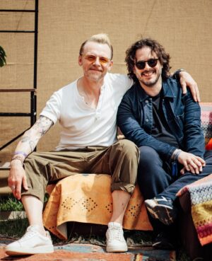 Edgar Wright Instagram - What a blast at @glastofest this year, doing Q&As for ‘Baby Driver’ and ‘Shaun Of The Dead’ with one @simonpegg. Such a hoot to celebrate 20 years of ‘Shaun’ with an amazing crowd at the fantastic @piltonpalais. Had an incredible time at the festival, as ever. Thanks to all who came and to @heleno84 for moderating.

📷 by @andyforduk and @laura__precious.