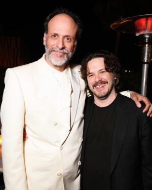 Edgar Wright Instagram - Mio amico Luca Guadagnino has a grand slam* of a new movie finally hitting cinemas this week and it’s truly fantastic. Go see the sexy, funny and thrilling ‘Challengers’, with the formidable trio of @zendaya, Josh O’Connor and Mike Faist all burning up the screen. You will enjoy it immensely! Almost as much as this photo of me looking like Luca’s 8 year old nephew. 

(*I know nothing about tennis)