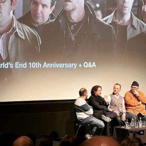 Edgar Wright Instagram - What a fantastic night at BFI Southbank with two packed screenings of #TheWorldsEnd for its 10th anniversary. So lovely to be onstage with @simonpegg @friedgold and Eddie Marsan, and bonus fight choreographer @damienwalters. Thanks too for @ctah1976’s expert moderating and all the great staff at the @britishfilminstitute who make this all so easy and fun. 

And, most importantly, thanks to the audiences! We had a total blast. If you were there, please leave any thoughts on the Q&A and seeing the movie again.

Love you all. Let’s boo boo x

Photos by @eamonnmc @gettyimages and also @darren_baker_photography @GEMDOLLA @LUCYS359 @lizep71.