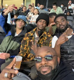Edi Gathegi Instagram - My guys #LaDefense