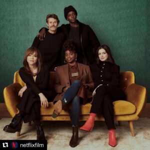 Edi Gathegi Instagram - #Repost @netflixfilm with @get_repost
・・・
Didion hive turn out!  We’ve got THE LAST THING HE WANTED director Dee Rees with her cast Anne Hathaway, Rosie Perez, Edi Gathegi, and Willem Dafoe in our Sundance studio.
.
.
.
📸 @sacha_maric