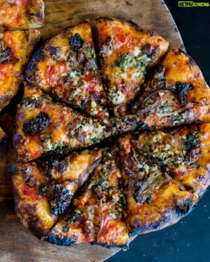 Eduardo Garcia Instagram - Pizza was the first dish I was taught to make at 15 years old @chico_hot_springs 

In this episode I teach my family how to make and celebrate pizza! 

This episode was a moment in time I will never forget. My love of wild foods, Fire cookery and cooking with family all in one bite. 

I hope you love it! 

Family Pizza Party! Episode 2 airs tomorrow on @magnolianetwork @discoveryplus 
#bigskykitchen 

📸 : @lindseymulcare 
Guests: @danimal1010 @beccaskinner @aeriel.fanuzzi #michael