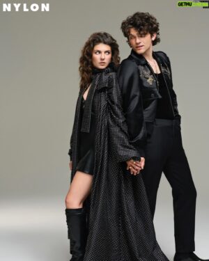 Edward Bluemel Instagram - This summer, we’re outside — except when there’s a hot new epic tale of true love to obsess over. Prime Video’s ‘My Lady Jane’ arrives today as a rock ‘n’ roll reimagining of Lady Jane Grey’s life, with way more steamy romance and action (and much less beheading).

In an exclusive shoot for NYLON, @emily_bader — who plays the Lady Jane Grey like a whip-smart combination of Elizabeth Bennet and Blondie - momentarily steps out of costume with her onscreen love interest @edwardbluemel. “We’re taking one of history’s most tragic heroines and letting her have a daring, fierce chance to have her own story,” Bader says. “Every woman in history that was used as a pawn deserves to have a fun rom-com written about her.“ Here, see exclusive images of the two co-stars.

📸 @hunterabrams