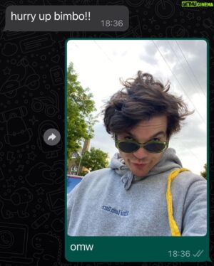 Edward Bluemel Instagram - just reminding you that I am not above “posting online”
