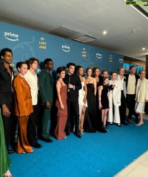 Edward Bluemel Instagram - my mum Jane at the my lady Jane premiere 

Clothes: @felicitykay 
Hair and face: @charley.mcewen
Coquettish crossed legs: @edwardbluemel