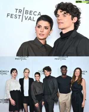 Edward Bluemel Instagram - Me and a lot of people I love showing the world My Lady Jane at @tribeca - swipe across to find out if the turtleneck had sleeves or not

Styling: @felicitykay 
Grooming: @ekagrooming 
Loving girlfriend: @marybethbarone