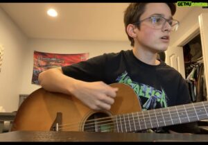 Edward Furlong Instagram - My amazing talented little man playing some Danzig and Nirvana over a FaceTime call. I love you Ethan I’m so proud of you❤️❤️❤️