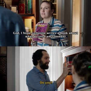Edy Modica Instagram - actress, writer, #star of Jury Duty @doodiehole joins us on the pod to discuss the groundbreaking GIRLS episode “American Bitch”! The last of the show’s infamous bottle episodes, Hannah has a tense meeting with Chuck Palmer, an author she once greatly admired, about the disturbing allegations swirling around him.

#hbogirls #girlshbo #edymodica #lenadunham #hannahhorvath