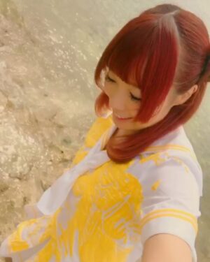 Eimi Naruse Instagram - まだまだ沖縄なうじゃよー！🏝✨波打側にやって来たよ動画(*＾ω＾)つ📹💛✨ #沖縄 #特に何もしゃべってない何これ！ｗ
