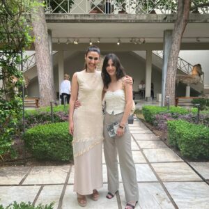Eirini Karagiorgi Instagram - A day at the museum! 🏛⭐️

Old lace , New life! @elenikyriacoultd thanks for making me a part of this amazing project!