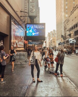 Ekaterina Samsonov Instagram - #AD Thank you Disney for sending me to @Frozenbroadway ! It’s amazing! ❄️☃️❄️