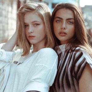 Ekaterina Samsonov Instagram - abby&me by @lillykphotography 
Styling: @lorenza.pierucci 
Hair&makeup: @adoramuchi 
Clothes: @by.bonnieyoung