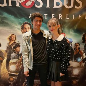 Elias Harger Instagram - I’m so proud of my friend, McKenna! After two long years, @ghostbusters is finally coming to theaters! Don’t miss it on Nov. 19. It’s such a good movie! #ghostbustersafterlife @mckennagraceful