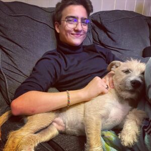 Elias Harger Instagram - My puppy’s 5 months old already! 🐕