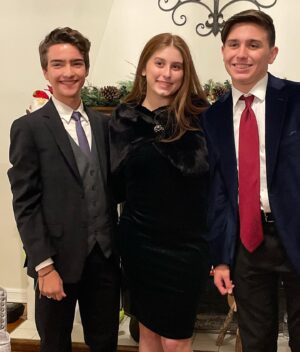Elias Harger Instagram - Thank you for inviting me to your winter formal last night @juiliancardenas and @_laurencardenas! I had so much fun at the Snowball. 😎❄️☃️❄️