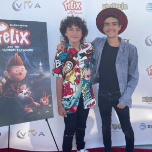 Elias Harger Instagram - What an amazing night! I had so much fun watching #felixthemovie with so many friends at the premiere of Felix and the Hidden Treasure. Thanks so much to @vivakidsfilms for such an incredible experience! And thanks to everyone who came out tonight! Now streaming on Amazon Prime, iTunes, Direct TV and On Demand/Digital.