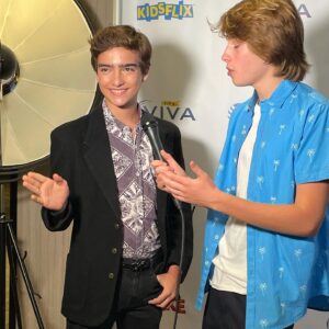 Elias Harger Instagram - At the premiere for A Piece of Cake. Streaming Nov. 9 on all digital and on demand platforms. @vivakidsfilms