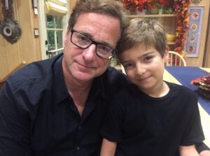 Elias Harger Instagram - Max and Grandpa Danny from 2016. I remember laughing about wearing the same colored shirt. ❤️ @fullerhouse @bobsaget