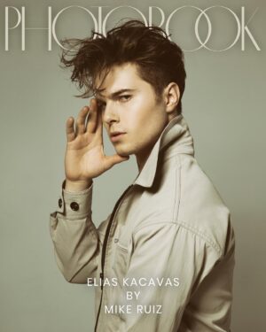 Elias Kacavas Instagram - @photobookmagazine thank you! Amazing cover shoot.  #photobookmagazine
PhotoBook Editor-In-Chief: Alison Hernon @718blonde 
Creative Director   Photographer: Mike Ruiz @mikeruizone, @mikeruiz.one 
Fashion Stylist   Producer Alison Hernon @718blonde
Groomer: Jessi Butterfield at Walter Schupfer Management@jessibutterfield @ @walterschupfermanagement
BTS Video: Skylar Miller @skylar.e
Fashion Stylist Intern: Flora Medina @floramedinaa
Studio: Blonde Studios @blondeandconyc
Tearsheets by Daniel López, Associate Art Director, PhotoBook Magazine @alarcn.daniel
Interview by Alessa Hatch, Contributor, PhotoBook Magazine @uhhlessa