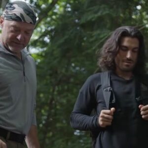 Elias Theodorou Instagram - I’m a Fighter, Man. 🌳🥊#TBT Reminiscing on my time in the bush with legend @reallesstroud and then putting in some work in the ring. #survivorman 
-
#lesstroud #fightingtosurvive #inthebush #greater #ontario
-
Videos will be linked in my stories.