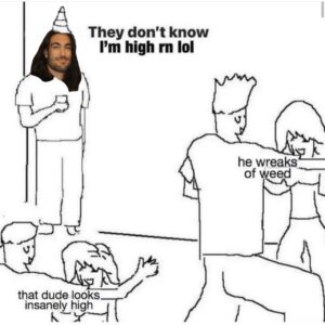 Elias Theodorou Instagram - Smoothest guy at the party. 😏🎩🌿💨
#fryday #highday #dank #weedmeme