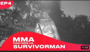 Elias Theodorou Instagram - I’m a Fighter, Man. 🌳🥊#TBT Reminiscing on my time in the bush with legend @reallesstroud and then putting in some work in the ring. #survivorman 
-
#lesstroud #fightingtosurvive #inthebush #greater #ontario
-
Videos will be linked in my stories.