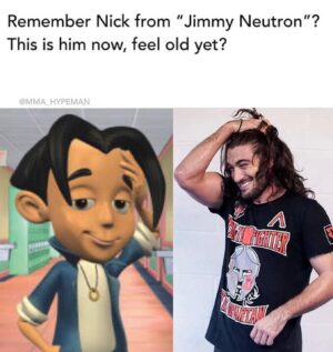 Elias Theodorou Instagram - I can still style my hair without using my hands. Just say’n 😎 #waybackwednesday #jimmyneutron