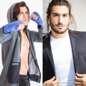 Elias Theodorou Instagram - Find a fighter that can do both. 💪😉
#FlashBackFriday #ItsCalledFashionSweetieLookItUp