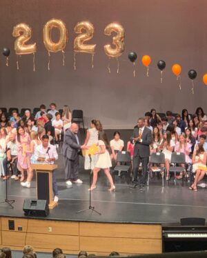 Elisa Strauss Instagram - How is this possible? Off to High School she will go. #yessheistallerthanme