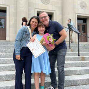 Elisa Strauss Instagram - Six years went by in a flash. Thanks @murrayavenueschool for helping this girl thrive! 
#middleschoolherewecome