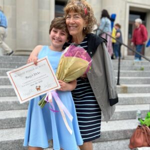 Elisa Strauss Instagram - Six years went by in a flash. Thanks @murrayavenueschool for helping this girl thrive! 
#middleschoolherewecome