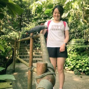 Elise Zhang Instagram - Bird Park Singapore! Bird Poop rains from above!!!!!!!!!!