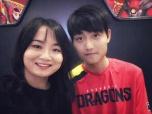 Elise Zhang Instagram - 😆Had a great time in Shanghai Dragon base!!! I’m pretty sure they are gonna play better in S2!!! Go SHD!!🔥🔥🔥