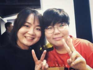 Elise Zhang Instagram - 😆Had a great time in Shanghai Dragon base!!! I’m pretty sure they are gonna play better in S2!!! Go SHD!!🔥🔥🔥