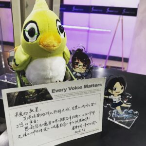 Elise Zhang Instagram - Localization Team sent every single voice actor who ever voiced for Blizzard China a BEAUTIFULLY hand wrote post card to express their gratitude! ❤️💕