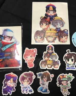 Elise Zhang Instagram - Such an A-Mei-zing cosplayer and handicrafts-girl @aznproblemscosplay at @sanjapan ! Thanks for all the stickers!!!!!!! Can’t wait to see your Honeydew Mei in the future!