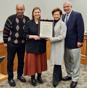 Elissa Slotkin Instagram - I was honored to pay tribute to the Canady Family of Lansing from the House floor during Black History Month, and was honored again to present family members with the tribute that now lives in the Congressional Record.

The Canady family is part of the very fabric of our community, a fabric stitched with their incredible work ethic, commitment to breaking new ground, and to clearing a path for others to follow.