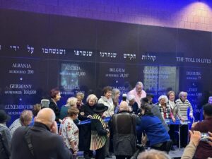 Elissa Slotkin Instagram - As we mark #HolocaustRemembranceDay, I was honored to spend yesterday morning at Zekelman Holocaust Center in Farmington Hills for the grand opening of its renovation and new exhibit — a permanent memorial that honors the six million Jewish victims and so many others murdered by the Nazis. 

It was particularly moving to see the ribbon cut by Holocaust survivors, all women in their 80s, 90s and a few over 100. There will come a time when these survivors won’t be here to share their stories, so it was moving to see so many together to hear from them today.