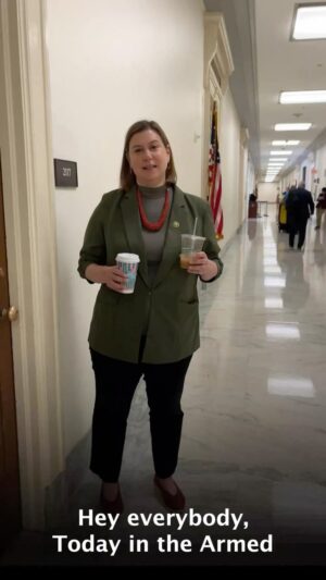 Elissa Slotkin Instagram - We’re off and running for NDAA markup today, a must-pass bill that sets funding levels for the Department of Defense and moves through the Armed Services Committee.