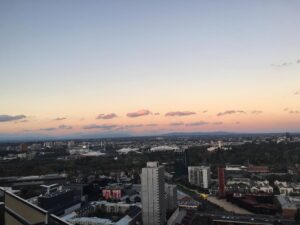 Elizabeth Blackmore Instagram - Bubblegum sky. Melbourne.
