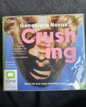 Elizabeth Blackmore Instagram - What a dream it was to narrate “Crushing” by Genevieve Novak. Self described as ‘dumb bitch lit’ - I had to stop reading several times because I was chortling so hard. It’s out now. Buy it. 
Huge thanks to Bolinda Audio.