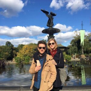Elizabeth Blackmore Instagram - We heart NYC. This was just before a very elderly tourist shoved us out of the way so she could take a picture in the exact same spot we were standing in. How delightful.