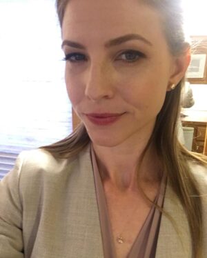 Elizabeth Blackmore Instagram - Yep, she's back. I'm so sorry...😬
(With yet another dope pantsuit from the SPN costume dept. Keeping it classy)
#supernatural #spnfamily