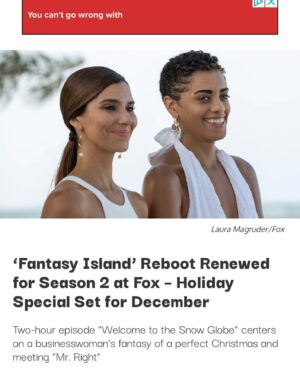 Elizabeth Craft Instagram - Fantasies do come true! Beyond thrilled to be going back to Fantasy Island! #happierinhollywood @roselyn_sanchez @kiarabarnesofficial @theofficialjohngabriel @sfain