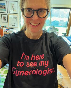 Elizabeth Craft Instagram - Very psyched to wear my #Barbie shirt on Oscar night! Good friends are selling them on Etsy! Link in comments. @danrosenreads