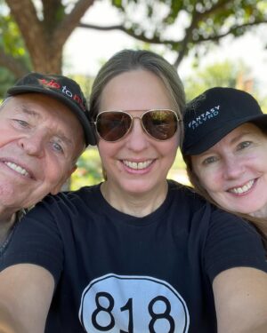 Elizabeth Craft Instagram - Family time in KC! Thanks to my dad and @gretchenrubin for sporting the swag. #happierinKC