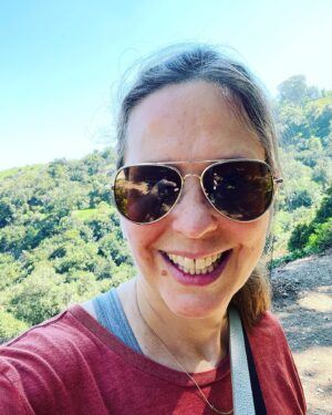Elizabeth Craft Instagram - Walking Fryman as I wait for news (we all hope) of a fair deal! #wgastrong #happierinhollywood