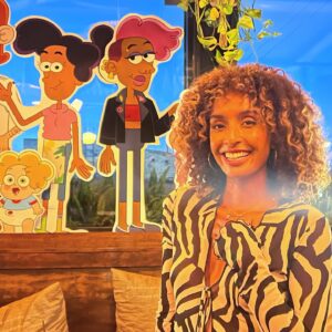 Elizabeth Grullón Instagram - Look ma! I’m a cartoon! Everybody, meet Lita. Lita, everybody. Truly can’t wait for you all to experience what we’ve created for you on the new Disney series ✨PRIMOS✨The entire team has poured their heart, creativity and culture into this series. Check it out on @disney and @disneyplus this summer! Vamos!!! 💫🇩🇴 #Primos #Latinidad #AfroLatina #Lita #Disney